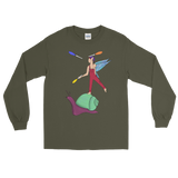 V3 Garden Sprite Long Sleeve Unisex Shirt Featuring Original Artwork By Shauna Nikles