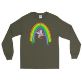 V3 Rainsilk Flow Fairy Long Sleeve Unisex Shirt Featuring Original Artwork By Shauna Nikles
