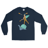 Garden Sprite Flow Fairy Long Sleeve Unisex Shirt Featuring Original Artwork By Shauna Nikles