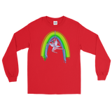 V3 Rainsilk Flow Fairy Long Sleeve Unisex Shirt Featuring Original Artwork By Shauna Nikles