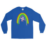 V3 Rainsilk Flow Fairy Long Sleeve Unisex Shirt Featuring Original Artwork By Shauna Nikles