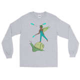 V4 Garden Sprite Flow Fairy Long Sleeve Unisex Shirt Featuring Original Artwork By Shauna Nikles