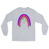 V4 Rainsilk Flow Fairy Long Sleeve Unisex Shirt Featuring Original Artwork By Shauna Nikles