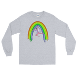 V3 Rainsilk Flow Fairy Long Sleeve Unisex Shirt Featuring Original Artwork By Shauna Nikles
