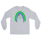 V2 Rainsilk Flow Fairy Long Sleeve Unisex Shirt Featuring Original Artwork By Shauna Nikles