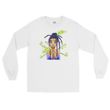 V4 Orchid Faerie Unisex Long Sleeve Shirt Featuring Original Artwork by Fae Plur Designs