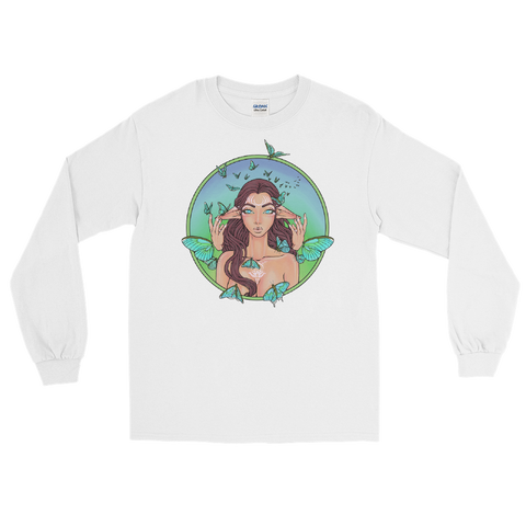 V2 Channeling Unisex Long Sleeve Shirt Featuring Original Artwork by A Sage's Creations