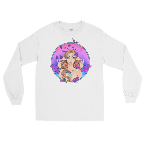 V6 Channeling Unisex Long Sleeve Shirt Featuring Original Artwork by A Sage's Creations