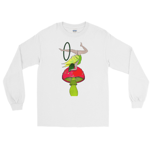 V2 Mushroom Goddess Flow Fairy Unisex Long Sleeve Shirt Featuring Original Artwork By Shauna Nikles