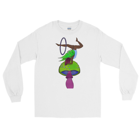 V4 Mushroom Goddess Flow Fairy Long Sleeve Shirt Featuring Original Artwork By Shauna Nikles