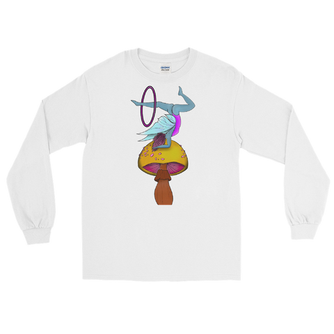 V5 Mushroom Goddess Flow Fairy Unisex Long Sleeve Shirt Featuring Original Artwork By Shauna Nikles