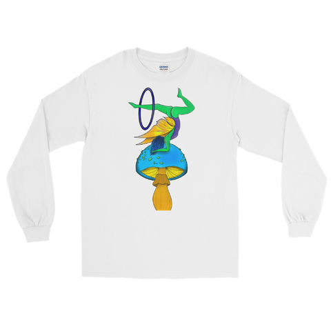 V6 Mushroom Goddess Flow Fairy Unisex Long Sleeve Shirt Featuring Original Artwork By Shauna Nikles