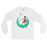 V6 Moondust Flow Fairy Unisex Long Sleeve Shirt Featuring Original Artwork By Shauna Nikles