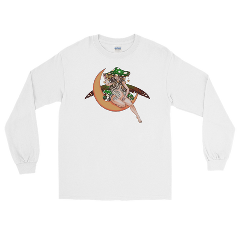 V3 Lunar Fae Long Sleeve Unisex Shirt Featuring Original Artwork by A Sage's Creations