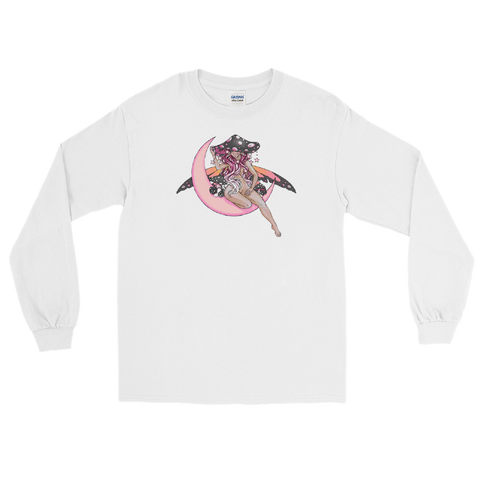 V5 Lunar Fae Long Sleeve Unisex Shirt Featuring Original Artwork by A Sage's Creations