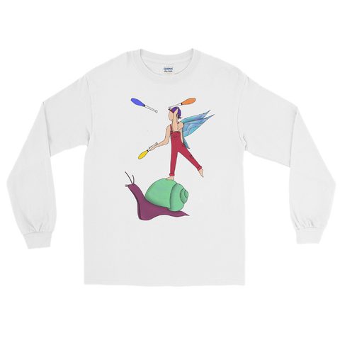 V3 Garden Sprite Long Sleeve Unisex Shirt Featuring Original Artwork By Shauna Nikles