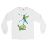 V4 Garden Sprite Flow Fairy Long Sleeve Unisex Shirt Featuring Original Artwork By Shauna Nikles