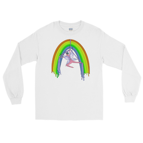 V3 Rainsilk Flow Fairy Long Sleeve Unisex Shirt Featuring Original Artwork By Shauna Nikles