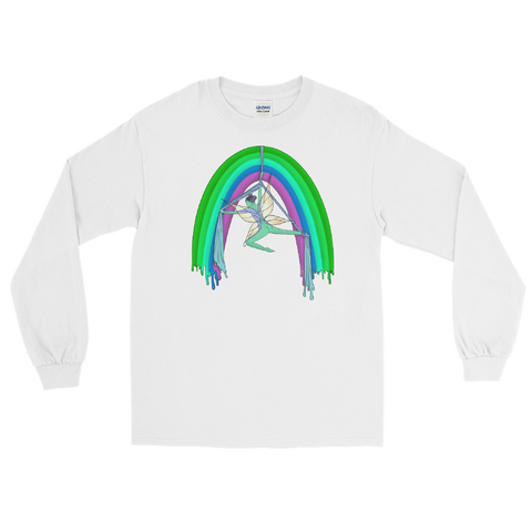 V2 Rainsilk Flow Fairy Long Sleeve Unisex Shirt Featuring Original Artwork By Shauna Nikles