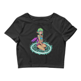 V3 Valora Crop Top (Hemmed Bottom) Featuring Original Artwork By Fae Plur