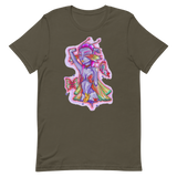 V3 Butterfly Girl Unisex T-Shirt Featuring Original Artwork By IntoThaVoid