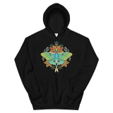 V1 Sacred Lunar Moth Unisex Sweatshirt Featuring Original Artwork by Abby Muench