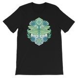 V6 Sacred Dragonfly Unisex T-Shirt Featuring Original Artwork By Abby Muench