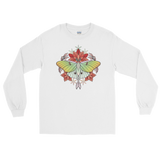 V5 Sacred Lunar Moth Unisex Long Sleeve Shirt Featuring Original Artwork by Abby Muench