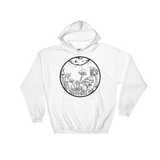 B&W Fairy Garden Unisex Sweatshirt