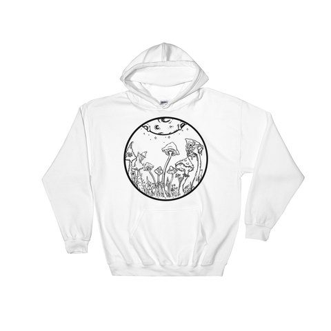 B&W Fairy Garden Unisex Sweatshirt