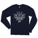 Nocturnal Midnight White Unisex Long Sleeve T-Shirt