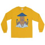 V2 Mushroom Dreamer Unisex Long Sleeve Shirt Featuring Original Artwork by Kozmic Art