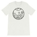 B&W Fairy Garden Unisex T-Shirt