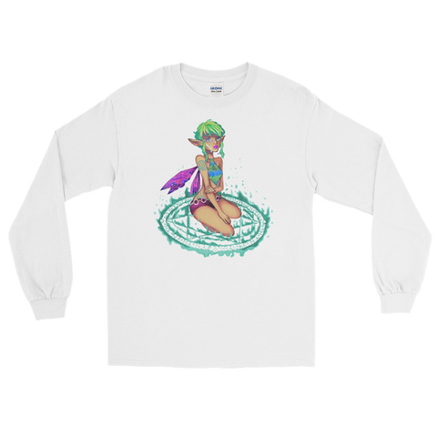 V3 Valora Unisex Long Sleeve Shirt Featuring Original Artwork By Fae Plur