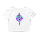 V5 Nova Crop Top Featuring Original Artwork by Fae Plur