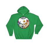 Rainbow Fairy Garden Unisex Hooded Sweatshirt