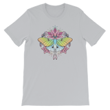 V3 Sacred Lunar Moth Unisex T-Shirt Featuring Original Artwork by Abby Muench