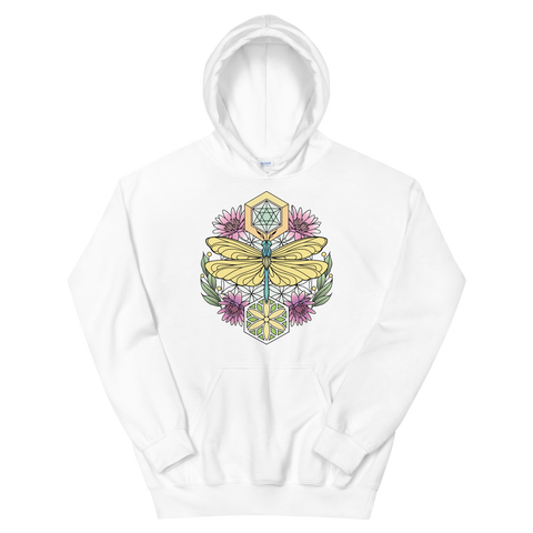 V5 Sacred Dragonfly Unisex Sweatshirt Featuring Original Artwork By Abby Muench