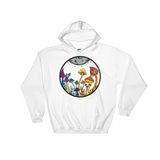Rainbow Fairy Garden Unisex Hooded Sweatshirt
