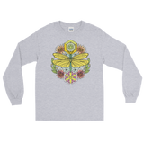 V2 Sacred Dragonfly Unisex Long Sleeve Shirt Featuring Original Artwork By Abby Muench