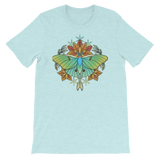 V1 Sacred Lunar Moth Unisex T-Shirt Featuring Original Artwork by Abby Muench