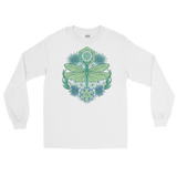 V6 Sacred Dragonfly Unisex Long Sleeve Shirt Featuring Original Artwork By Abby Muench