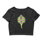 V6 Nova Crop Top Featuring Original Artwork by Fae Plur