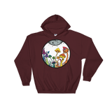 Rainbow Fairy Garden Unisex Hooded Sweatshirt