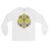 V2 Sacred Dragonfly Unisex Long Sleeve Shirt Featuring Original Artwork By Abby Muench