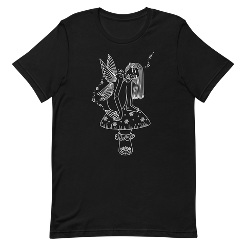 W&B Fae Magick Unisex T-Shirt Featuring Original Artwork by Kozmic Art