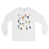 V2 Mushroom Unisex Long Sleeve Shirt Featuring Original Artwork by Intothavoid
