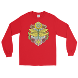 V2 Sacred Dragonfly Unisex Long Sleeve Shirt Featuring Original Artwork By Abby Muench