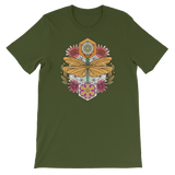 V4 Sacred Dragonfly Unisex T-Shirt Featuring Original Artwork By Abby Muench
