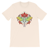 V5 Sacred Lunar Moth Unisex T-Shirt Featuring Original Artwork by Abby Muench